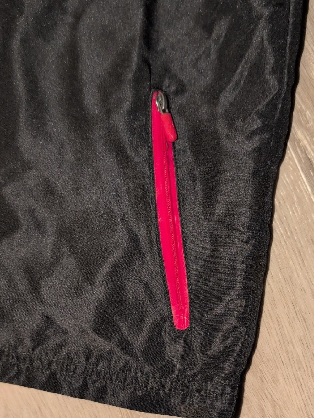 Puma Black Jacket with Red & White Trim - Kids Raincoat - Picture 3 of 5